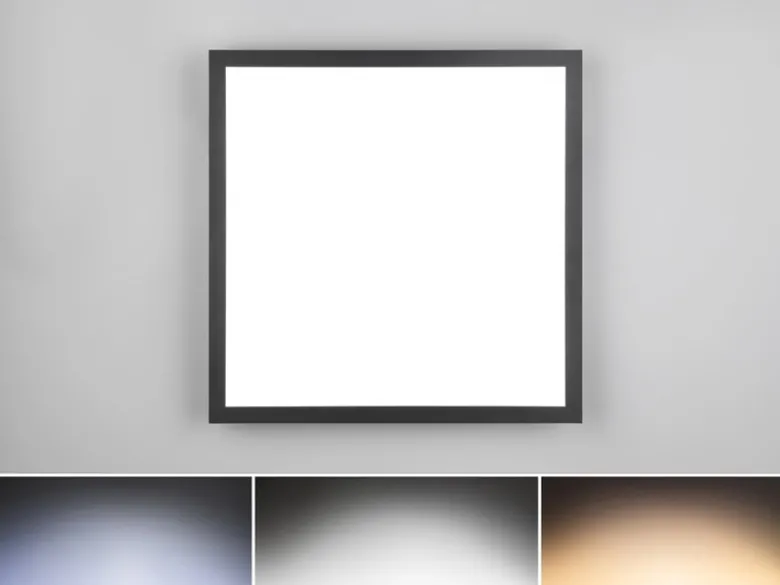 LED Deckenleuchte BETA mit Fernbedienung und RGBW Farbwechsler Quadrat, 44cm