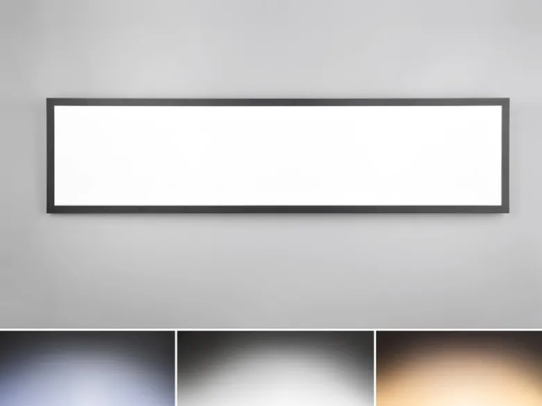 LED Deckenleuchte BETA mit Fernbedienung und RGBW Farbwechsler, Breite 119cm