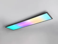 LED Deckenleuchte BETA mit Fernbedienung und RGBW Farbwechsler, Breite 119cm