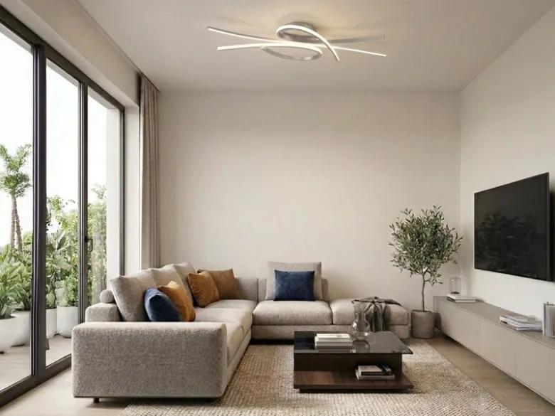 LED Deckenleuchte BIBA mit Fernbedienung dimmbar & Tageslicht, Breite 100cm