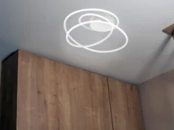 LED Deckenleuchte BOLOGNA dimmbar über Schalter, 5.100 Lumen hell Ø 50cm