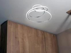 LED Deckenleuchte BOLOGNA dimmbar über Schalter, 5.100 Lumen hell Ø 50cm