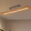 LED Deckenleuchte BRAD aus Holz lang & schmal dimmbar, Breite 100cm