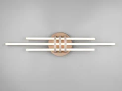 LED Deckenleuchte CINTO in Coffee, dimmbar, Breite 81cm