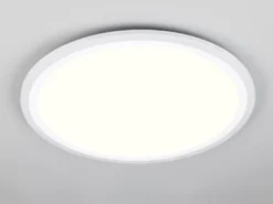 LED Deckenleuchte CORA ultraflach mit zwei Lichtquellen, Weiß, Ø 45cm