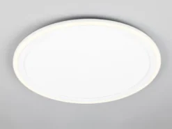 LED Deckenleuchte CORA ultraflach mit zwei Lichtquellen, Weiß, Ø 45cm