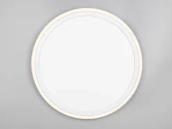 LED Deckenleuchte CORA ultraflach mit zwei Lichtquellen, Weiß, Ø 45cm
