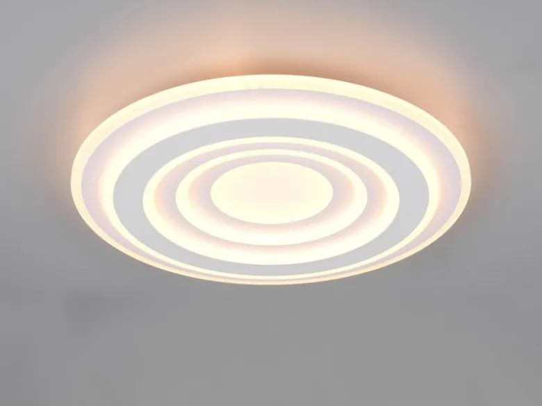 LED Deckenleuchte COSTA flach mit Fernbedienung, dimmbar, Ø 48cm