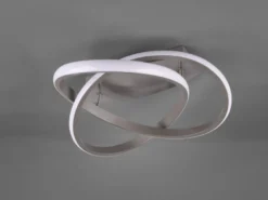 LED Deckenleuchte COURSE Silber, dimmbar, warmweiß Ø 45cm