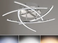 LED Deckenleuchte CROSS dimmbar & Lichtfarbe einstellbar, Ø 50cm