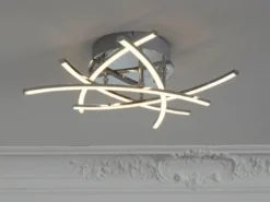 LED Deckenleuchte CROSS dimmbar & Lichtfarbe einstellbar, Ø 50cm