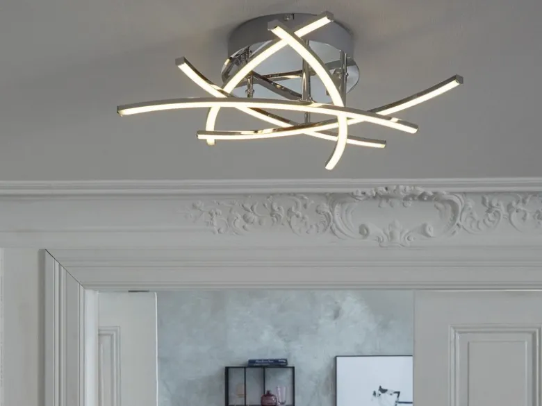 LED Deckenleuchte CROSS dimmbar & Lichtfarbe einstellbar, Ø 50cm