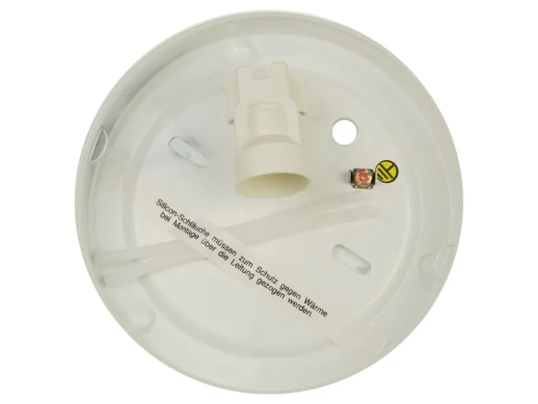 LED Deckenleuchte / Deckenschale rund, Glas satiniert mit Klarrand, Ø 20cm