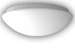 LED-Deckenleuchte Deckenschale rund, Ø 25cm Opalglas matt, Nurglasleuchte