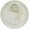 LED Deckenleuchte / Deckenschale rund, Glas satiniert mit Klarrand, Ø 25cm