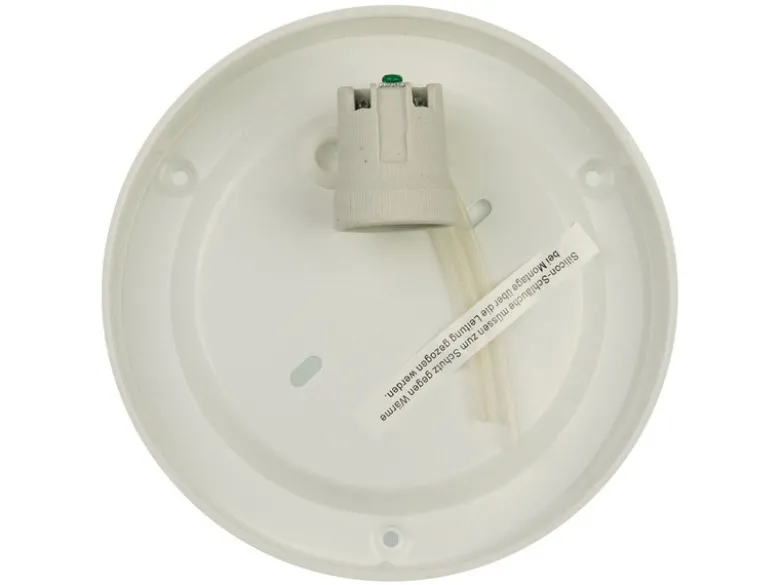 LED Deckenleuchte / Deckenschale rund, Glas satiniert mit Klarrand, Ø 25cm