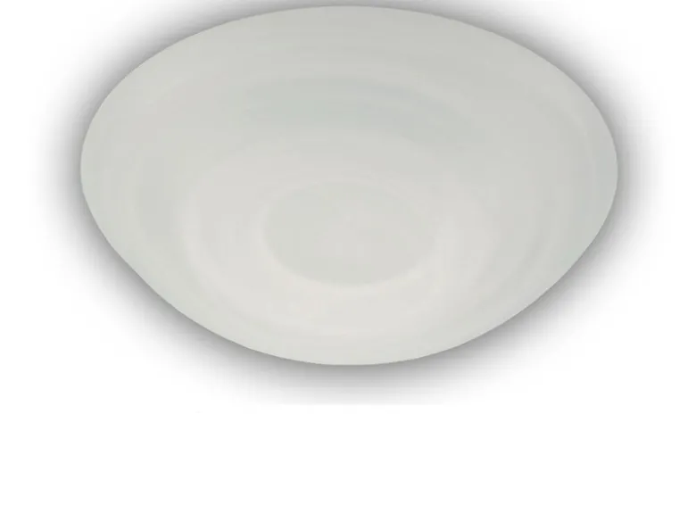LED Deckenleuchte dimmbar, Deckenschale rund, Glas Alabaster, Ø 35cm