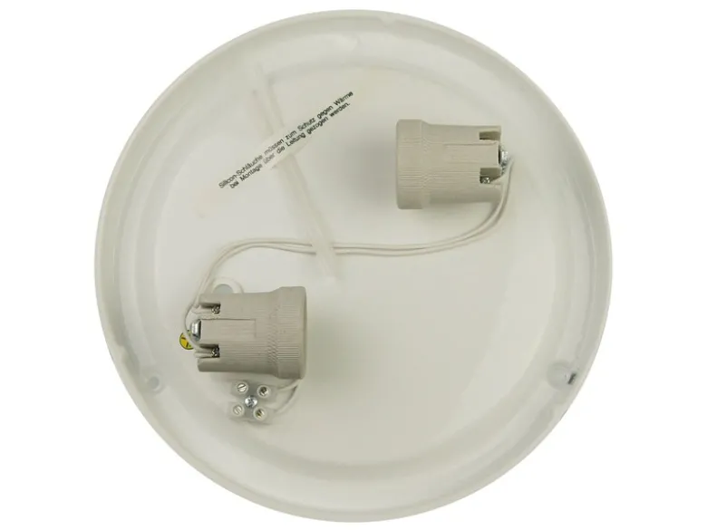 LED Deckenleuchte dimmbar, Deckenschale rund, Glas Alabaster, Ø 35cm