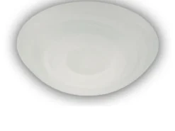 LED Deckenleuchte dimmbar, Deckenschale rund, Glas Alabaster, Ø 30cm
