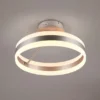LED Deckenleuchte DIOS dimmbar, Lichttemperatur einstellbar, Silber Ø 40cm