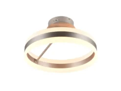 LED Deckenleuchte DIOS dimmbar, Lichttemperatur einstellbar, Silber Ø 40cm