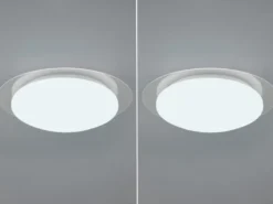 LED Deckenleuchte 2er Set Fernbedienung dimmbar Sternenhimmel Farbwechsel, Ø35cm
