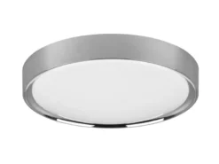 LED Deckenleuchte 2er Set in Silber Chrom IP44 Badlampen, Ø 33cm