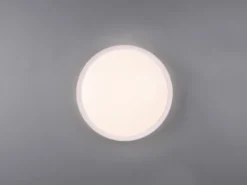 LED Deckenleuchte 2er Set in Weiß IP44 Badlampen, Ø 33cm