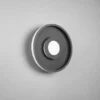 LED Deckenleuchte 2er Set Schwarz matt mit Switch Dimmer IP44, Ø 30cm
