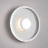 LED Deckenleuchte 2er Set Silber Chrom mit Switch Dimmer IP44, Ø 30cm