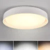 LED Deckenleuchte FELIS mit Fernbedienung & Tageslicht, Weiß Ø 40cm