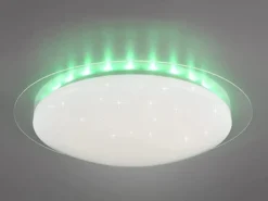 LED Deckenleuchte Fernbedienung dimmbar Sternenhimmel Farbwechsel, Ø 72cm