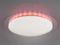 LED Deckenleuchte Fernbedienung dimmbar Sternenhimmel Farbwechsel, Ø 72cm