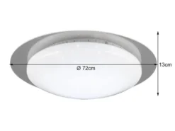 LED Deckenleuchte Fernbedienung dimmbar Sternenhimmel Farbwechsel, Ø 72cm