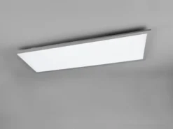 LED Deckenleuchte GAMMA Titan Panel mit Nachtlicht rechteckig, Breite 80cm