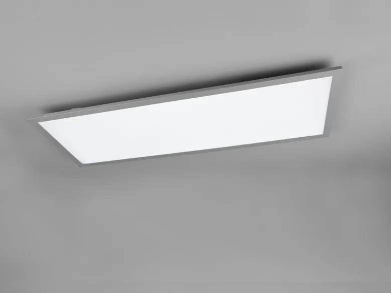 LED Deckenleuchte GAMMA Titan Panel mit Nachtlicht rechteckig, Breite 80cm