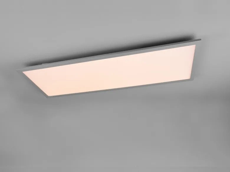 LED Deckenleuchte GAMMA Titan Panel mit Nachtlicht rechteckig, Breite 80cm