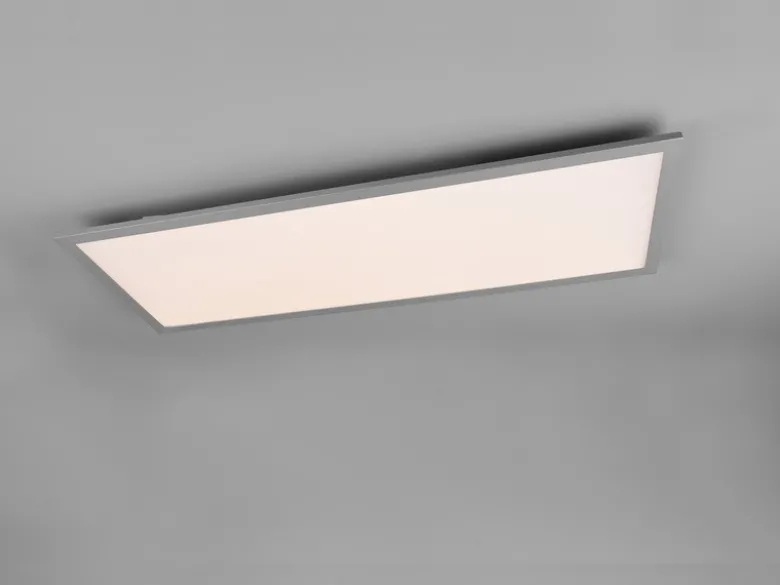 LED Deckenleuchte GAMMA Titan Panel mit Nachtlicht rechteckig, Breite 80cm