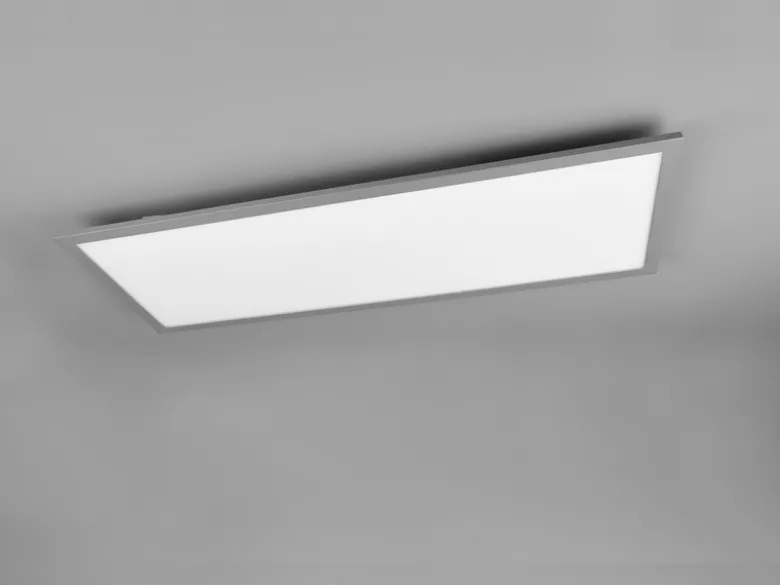 LED Deckenleuchte GAMMA Titan Panel mit Nachtlicht rechteckig, Breite 80cm