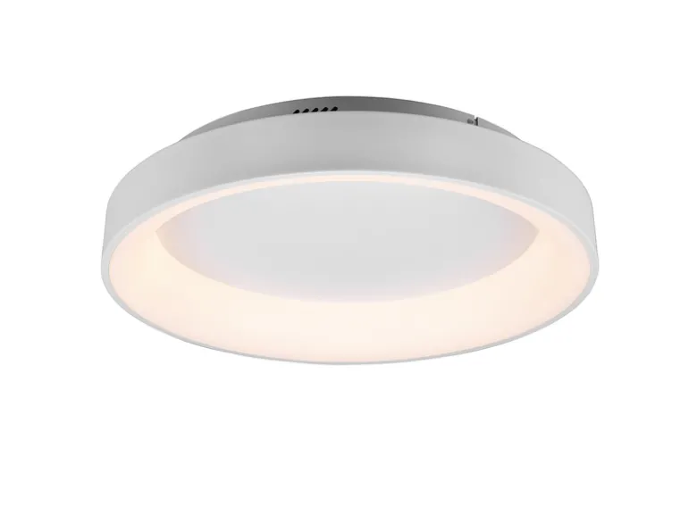 LED Deckenleuchte GIRONA dimmbar mit Fernbedienung & Tageslicht, Weiß Ø 60cm