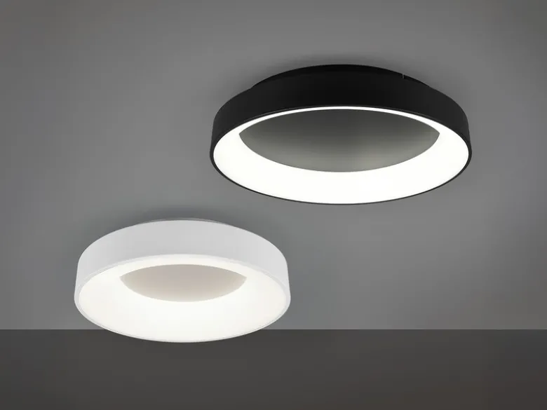 LED Deckenleuchte GIRONA dimmbar mit Fernbedienung & Tageslicht, Weiß Ø 60cm