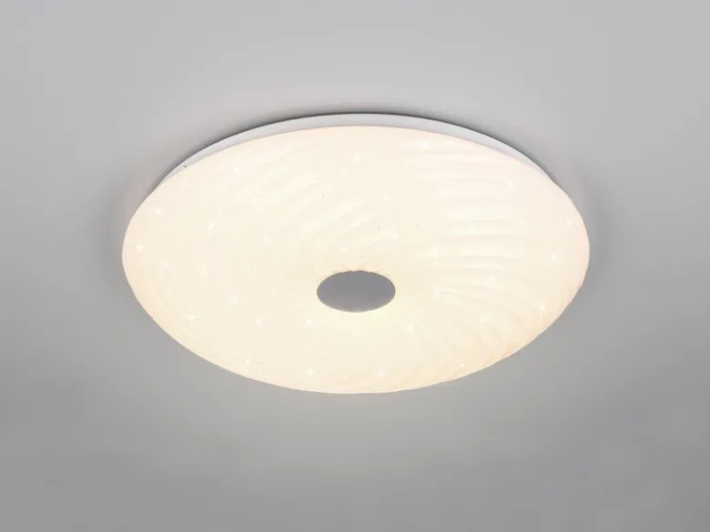 LED Deckenleuchte GRAVITY dimmbar, mit Sternenhimmel & Fernbedienung, Ø 37cm