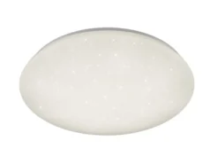 LED Deckenleuchte HIKARI Weiß Sternenhimmel Stufendimmer, Ø 74cm