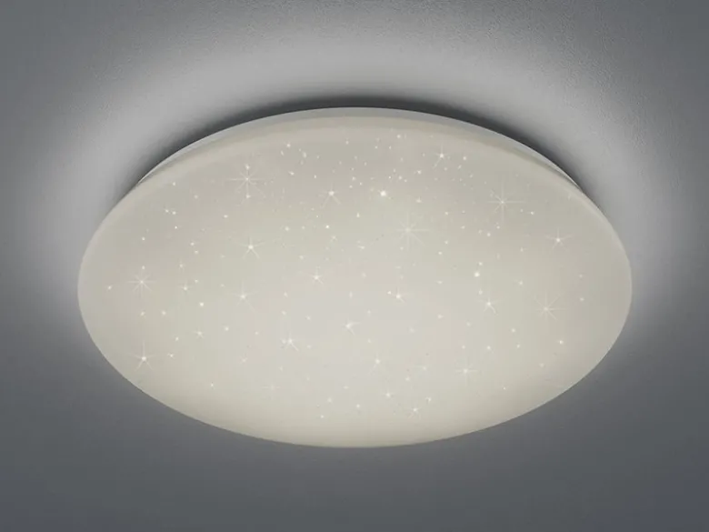 LED Deckenleuchte HIKARI Weiß Sternenhimmel Stufendimmer, Ø 74cm