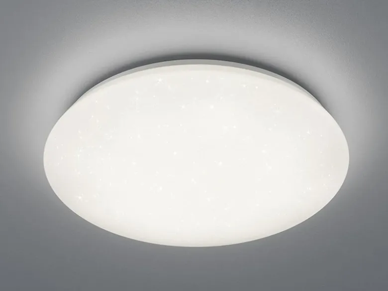 LED Deckenleuchte HIKARI Weiß Sternenhimmel Stufendimmer, Ø 74cm