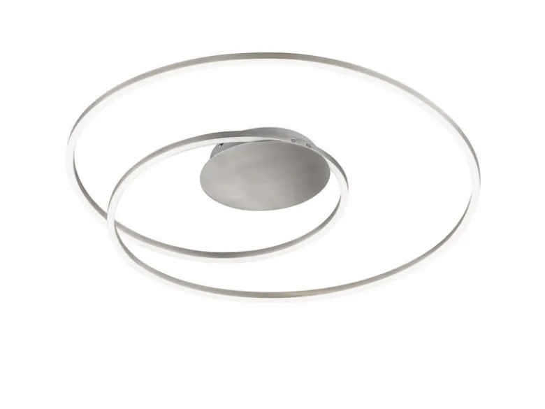 LED Deckenleuchte HOLY Silber, dimmbar & Tageslicht, Ø 49cm