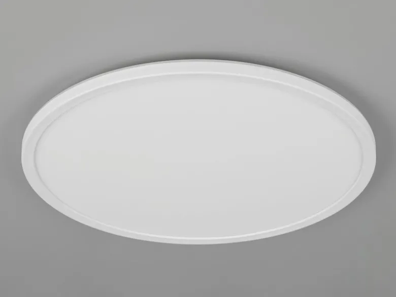 LED Deckenleuchte JOKO ultraflach mit Fernbedienung, dimmbar, Weiß, Ø 42cm