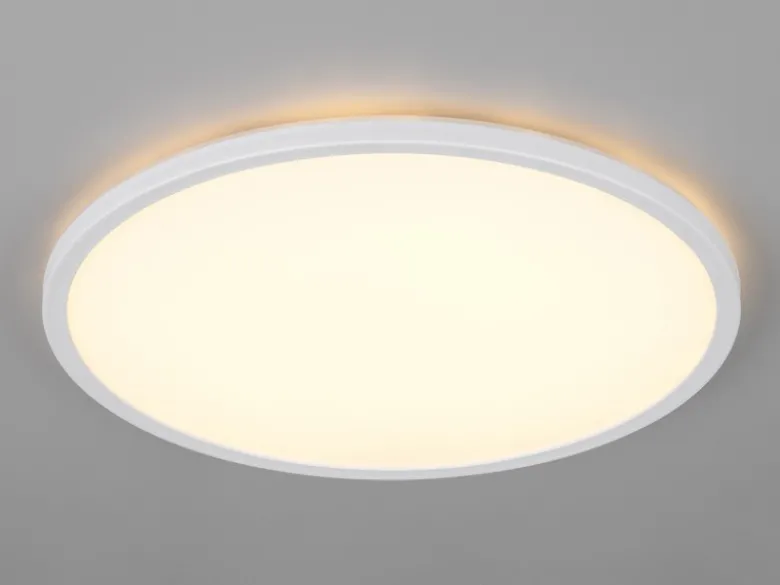 LED Deckenleuchte JOKO ultraflach mit Fernbedienung, dimmbar, Weiß, Ø 42cm