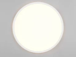 LED Deckenleuchte JOKO ultraflach mit Fernbedienung, dimmbar, Weiß, Ø 42cm