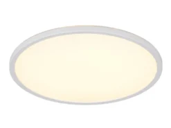 LED Deckenleuchte JOKO ultraflach mit Fernbedienung, dimmbar, Weiß, Ø 42cm